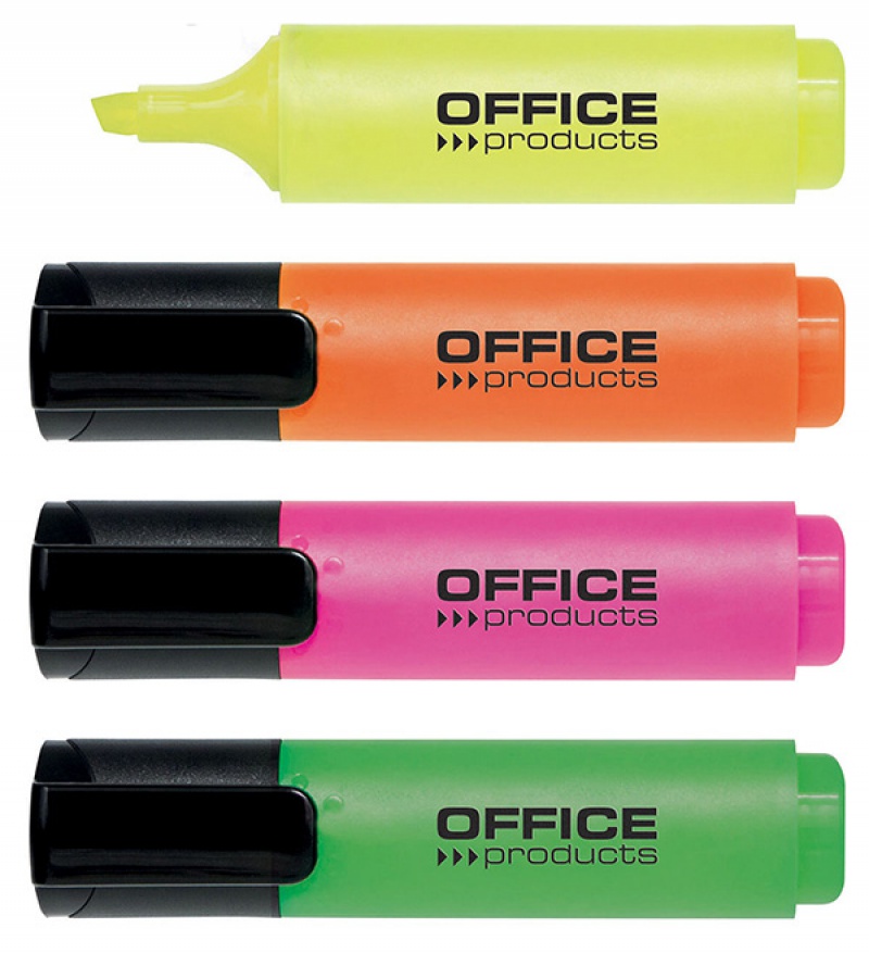 Набір маркерів текстових 4 кольори, 2-5 мм OFFICE PRODUCTS 17055314-99